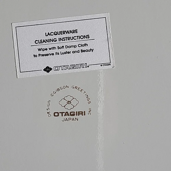 Vintage Gibson Greetings Otagiri Japan Serving Tray & 4 Mugs - Picture 4 of 6